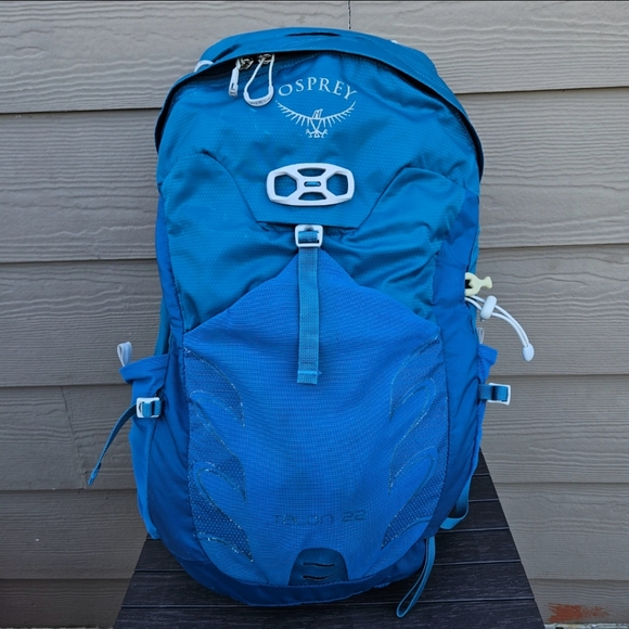 Osprey Talon Earth 22L Unisex Hiking Backpack Deep Ocean Blue Pack Mens Womens - Picture 1 of 16